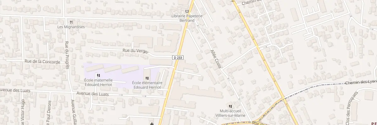 Plan du 23Q Rue du Général Leclerc à Villiers-sur-Marne
