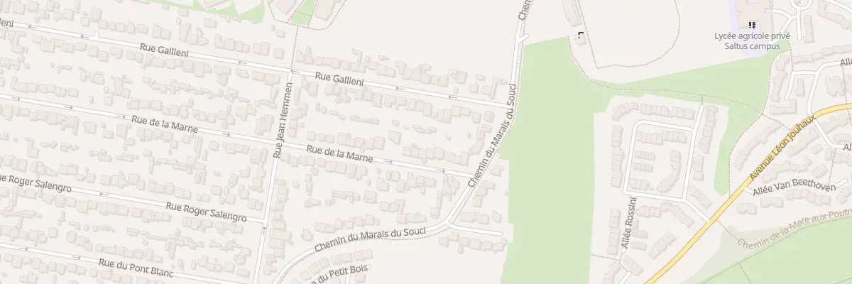 Plan du 83B Rue de la Marne à Sevran
