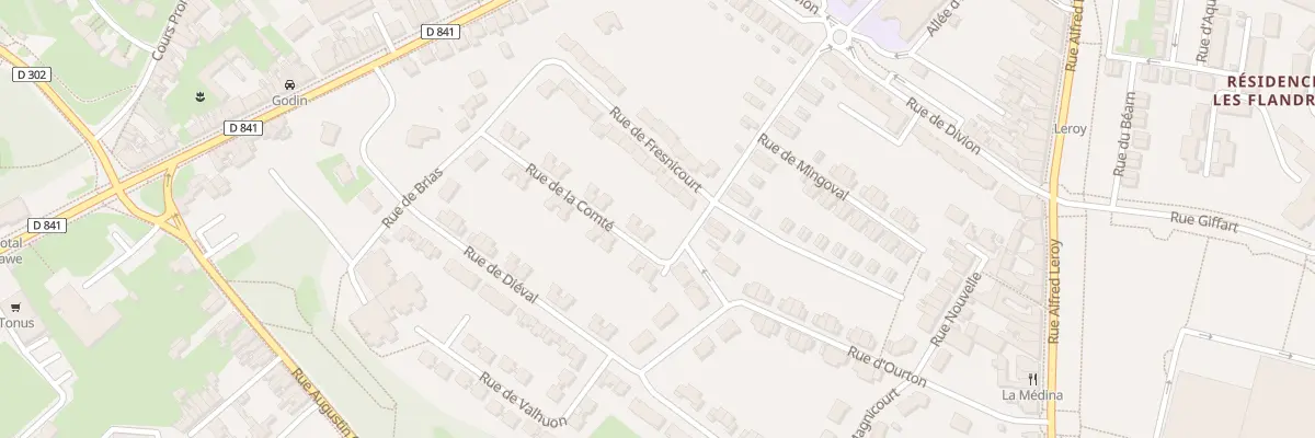 Plan du 135 Rue de la Comté à Bruay-la-Buissière