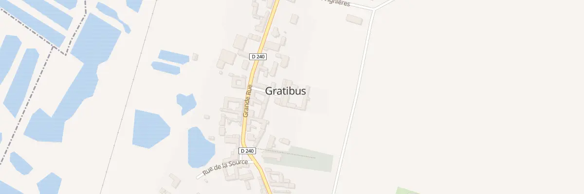 Plan du 30 Gr Grande Rue à Gratibus