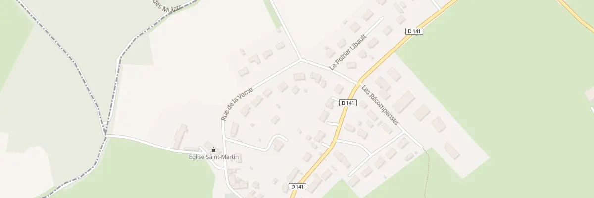 Plan du 66 Rue de la Verne à Colombiers