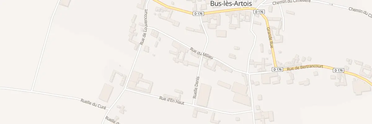 Plan du 4 Rue du Milieu à Bus-lès-Artois