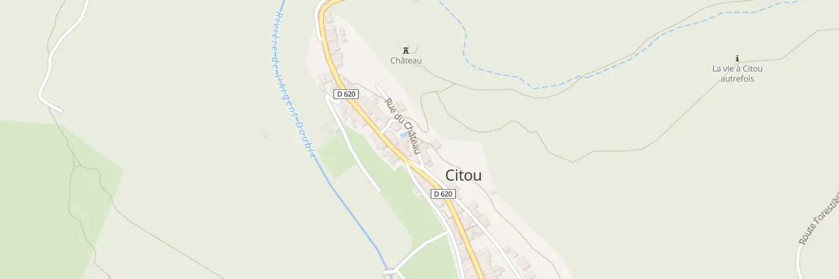 Plan du 9999 Rue du Chateau à Citou