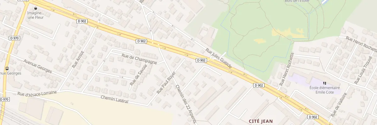Plan du 1B Rue Paul Royer à Gagny