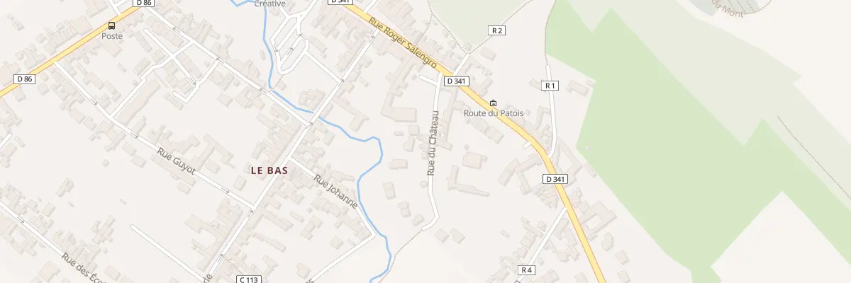 Plan du 72 Rue du Chateau à Houdain