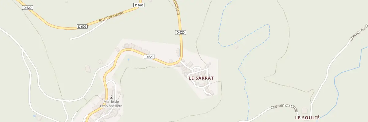 Plan du 5143 Le Sarrat à Lespinassière