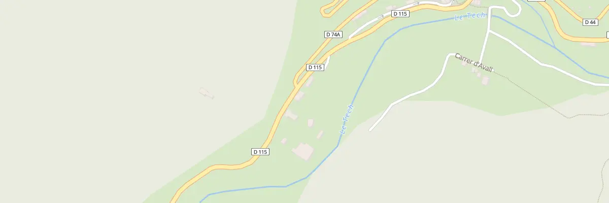 Plan du 52 Soula des Campets au Tech