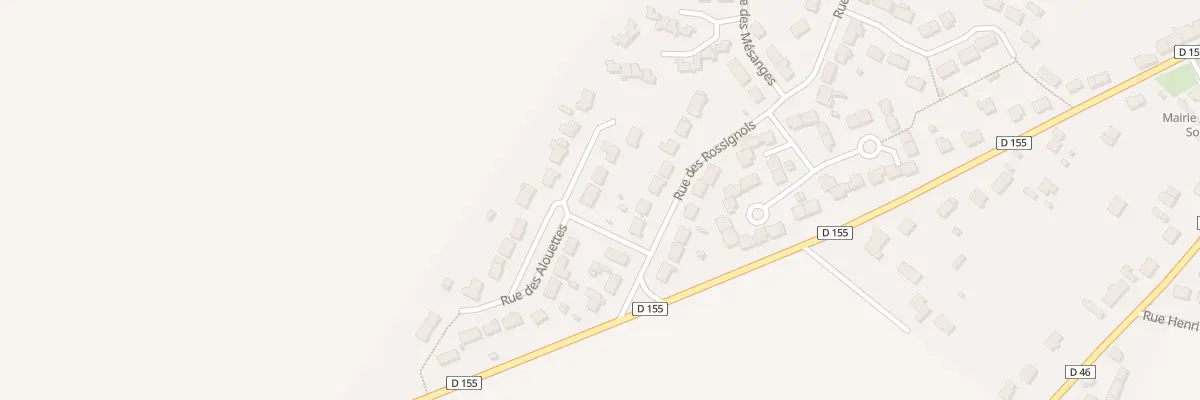 Plan du 1 Rue des Alouettes à Sainte-Solange