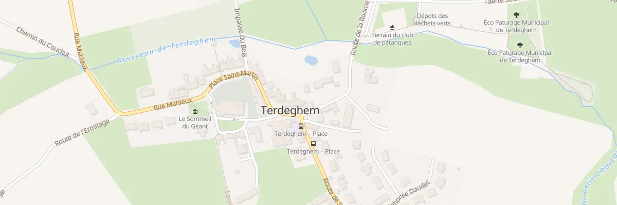Plan du 9 Rte de la Roome à Terdeghem