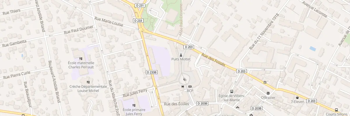 Plan du 19 Rue du Puits Mottet à Villiers-sur-Marne