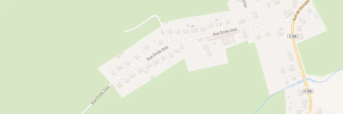 Plan du 164 Rue Emile Zola à Domérat