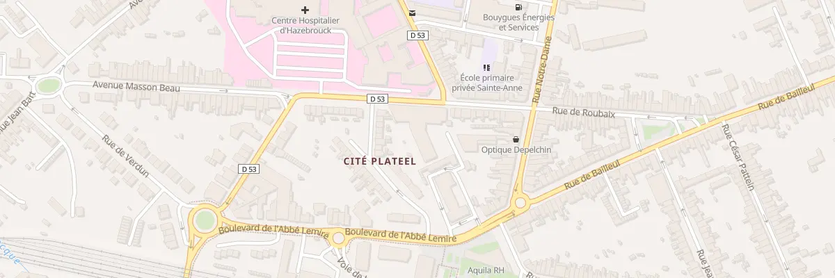 Plan du 80 Av Masson Beau à Hazebrouck