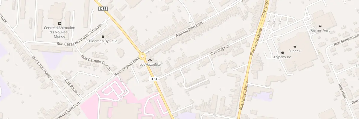 Plan du 7 Rue d’Ypres à Hazebrouck
