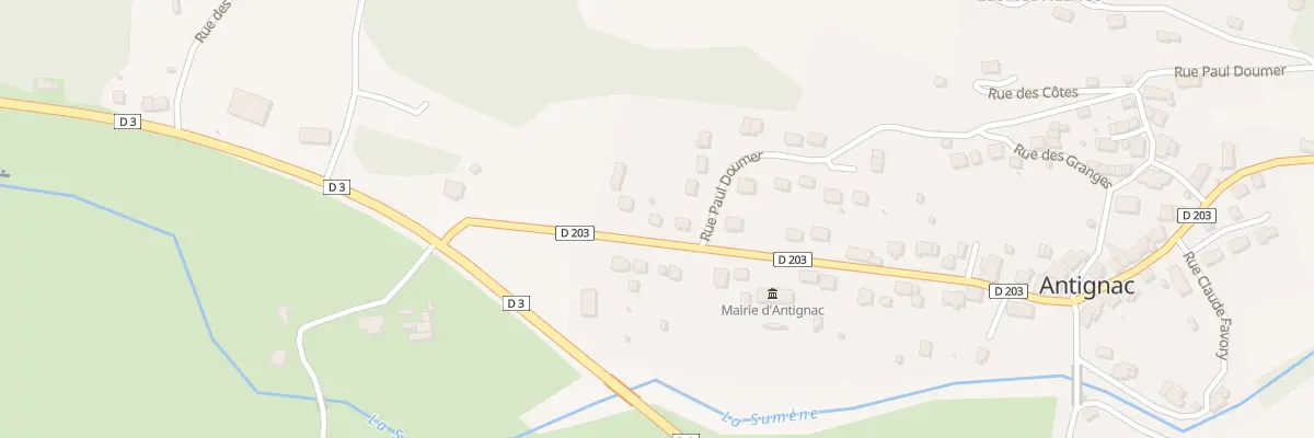 Plan du 28 Rue Paul Antoine Mirande à Antignac