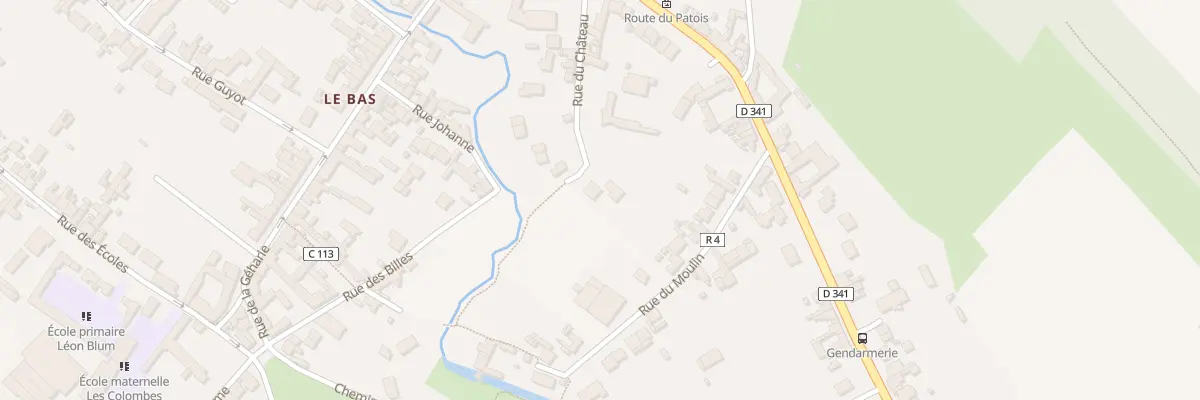 Plan du 159 Rue du Chateau à Houdain