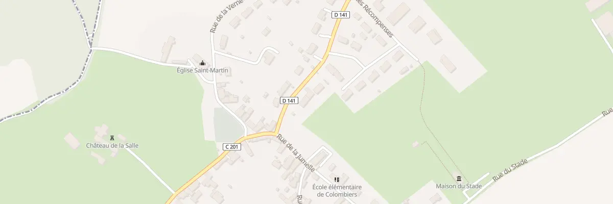 Plan du 8 Rue de la Gauderie à Colombiers
