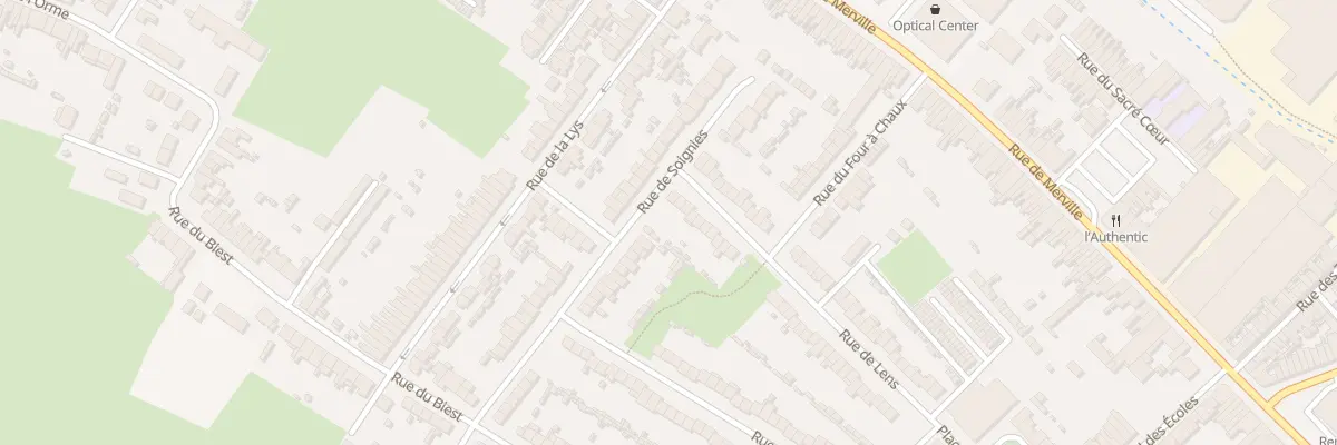 Plan du 4 Rue de Lens à Hazebrouck