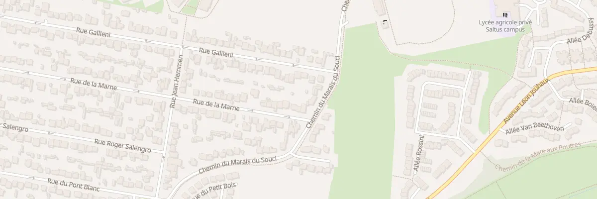 Plan du 89 Rue de la Marne à Sevran