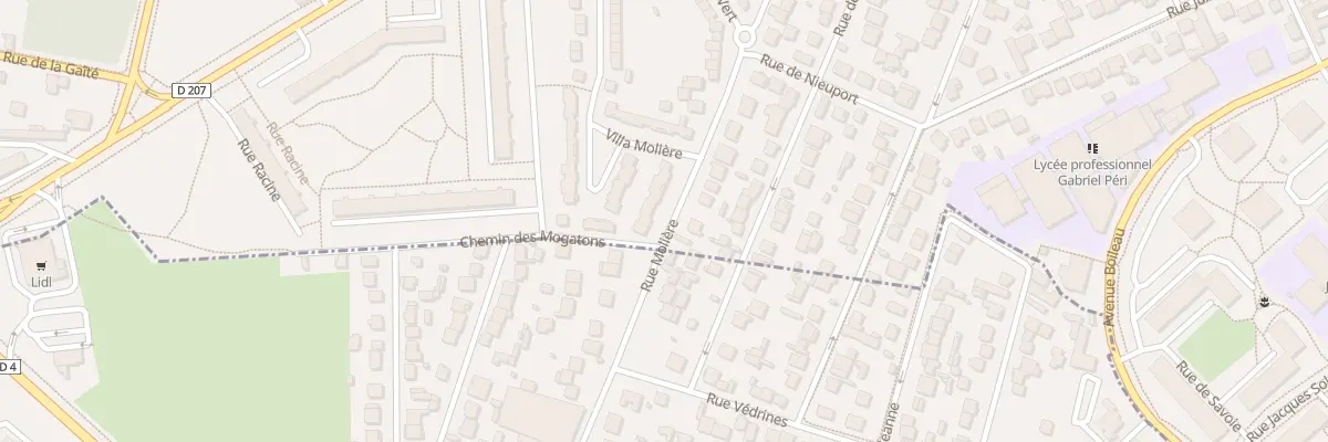 Plan du 68 Rue Molière à Champigny-sur-Marne