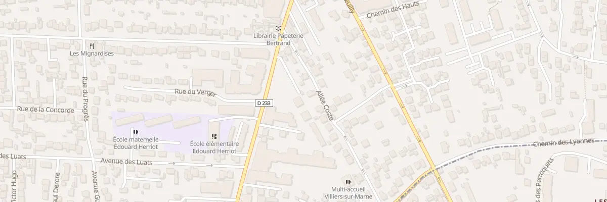 Plan du 17 Rue du Général Leclerc à Villiers-sur-Marne