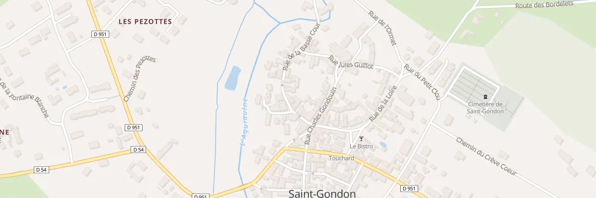 Plan du 7 Rue de la Basse-Cour à Saint-Gondon