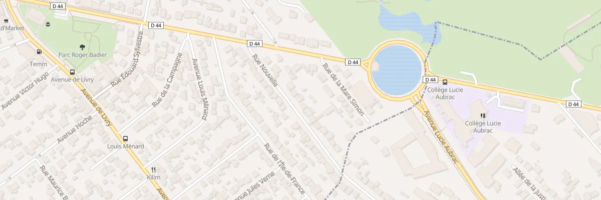 Plan du 13 Rue Nouvelle à Sevran