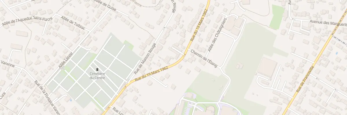 Plan du 15 Rue du 19 Mars 1962 à Gagny