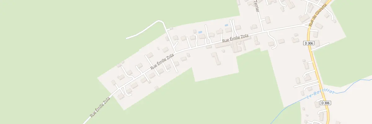Plan du 166 Rue Emile Zola à Domérat