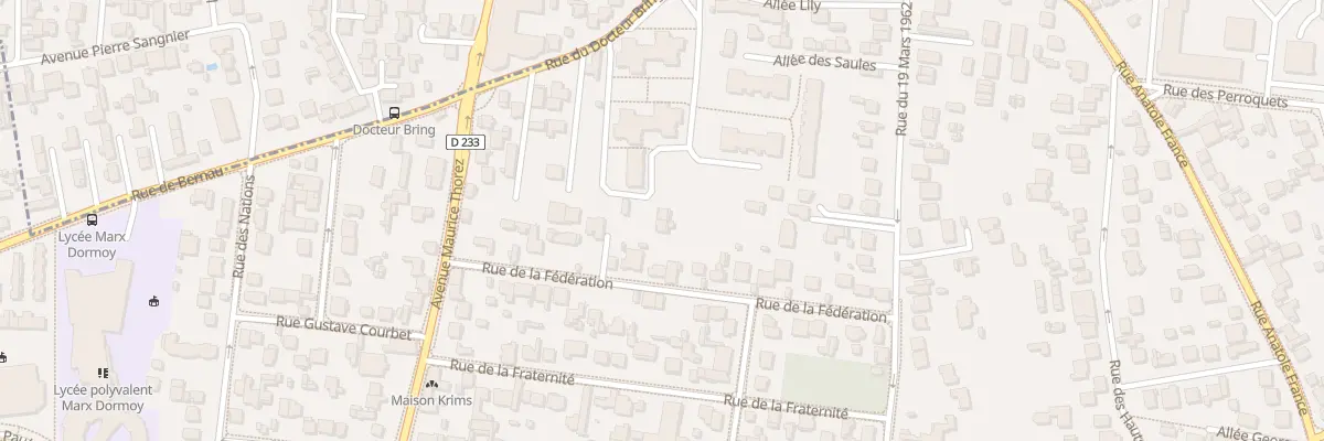 Plan du 13B Rue de la Fédération à Champigny-sur-Marne