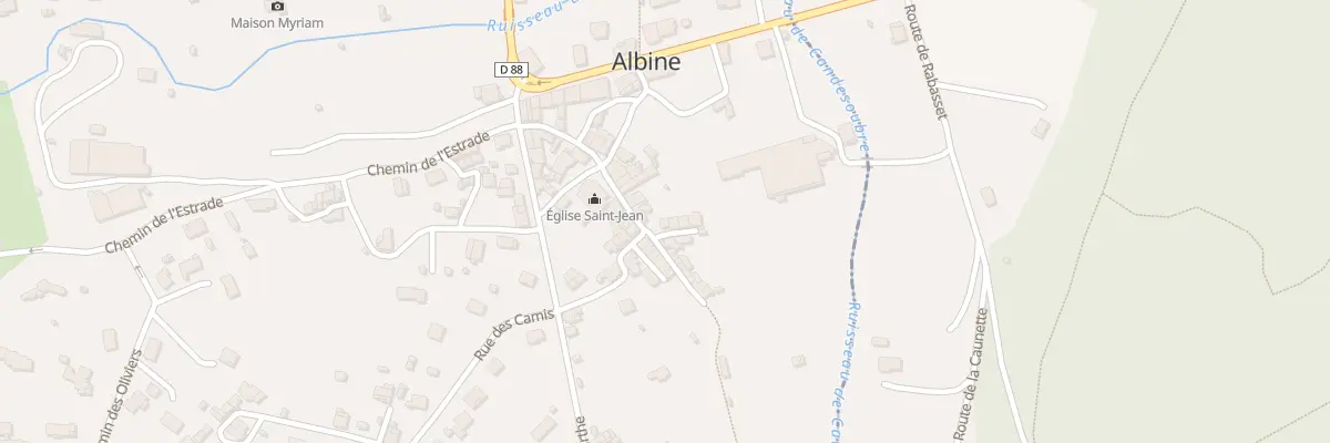Plan du 1 Imp de la Venelle à Albine