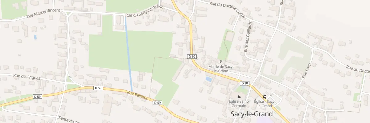 Plan du 163 Rue Gambetta à Sacy-le-Grand