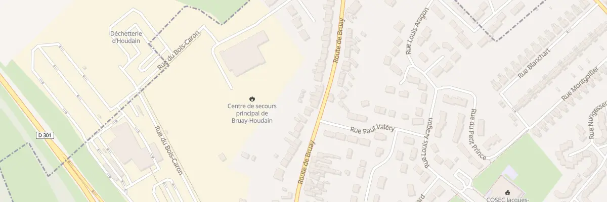 Plan du 969 Rue de Bruay à Houdain