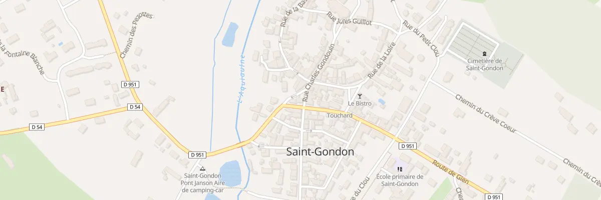 Plan du 2 Rue Charles Gondouin à Saint-Gondon
