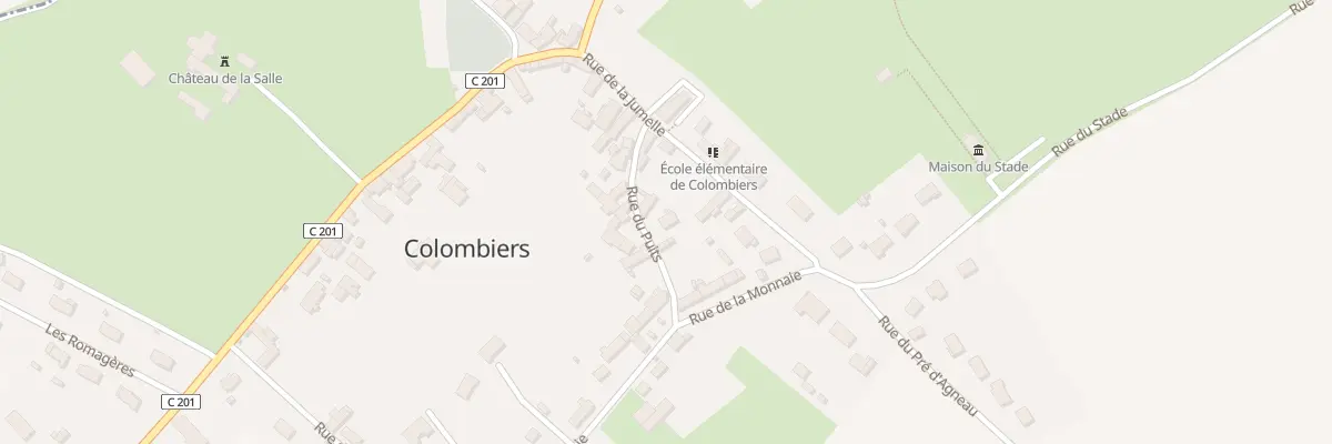 Plan du 3 Rue du Puits à Colombiers