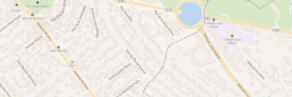 Plan du 30 Rue Nouvelle à Sevran