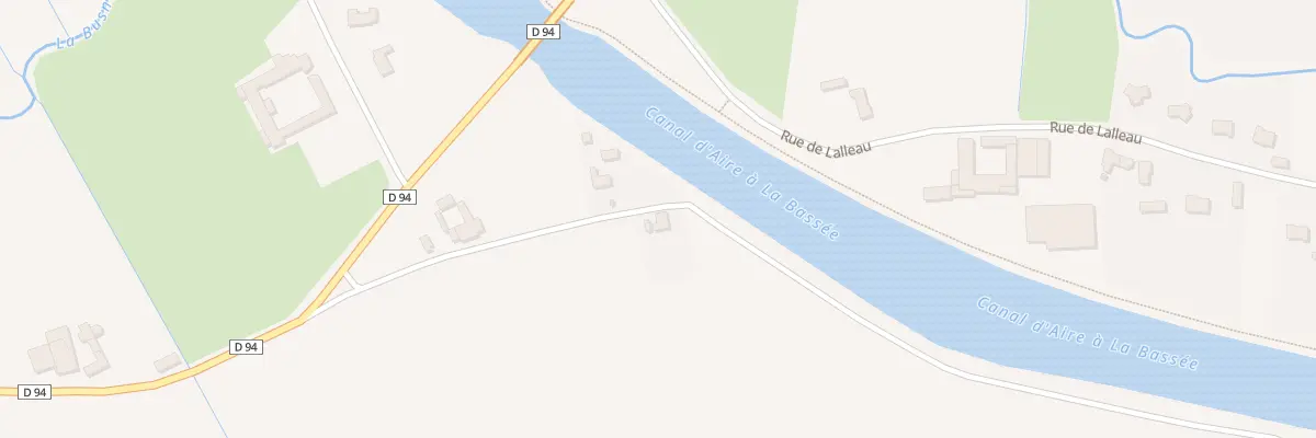 Plan du 1439 Rue de Lalleau à Robecq
