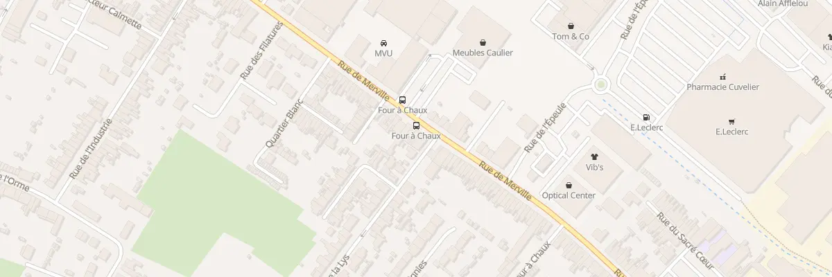 Plan du 138 Rue de Merville à Hazebrouck