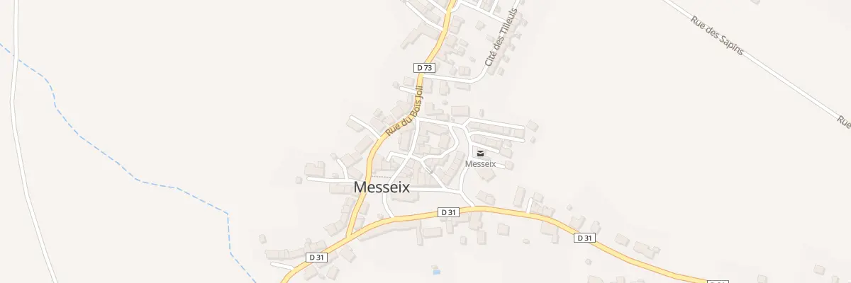 Plan du 3 Rue des Merisiers à Messeix
