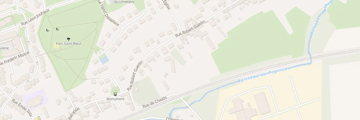 Plan du 15 Rue Robert Guerlin à Brenouille