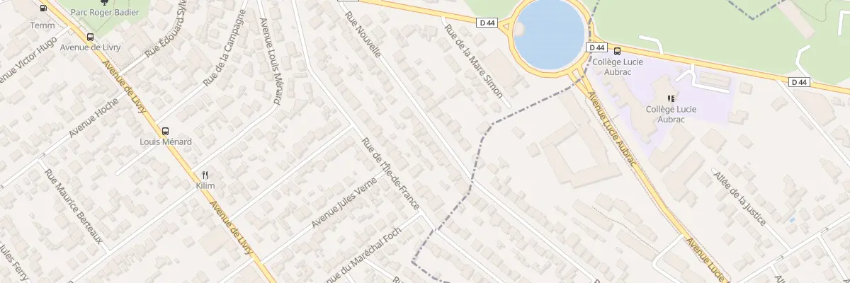 Plan du 32 Rue Nouvelle à Sevran