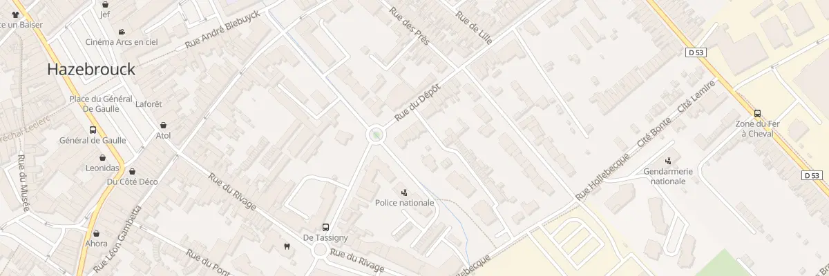 Plan du 49 Rue du Dépôt à Hazebrouck