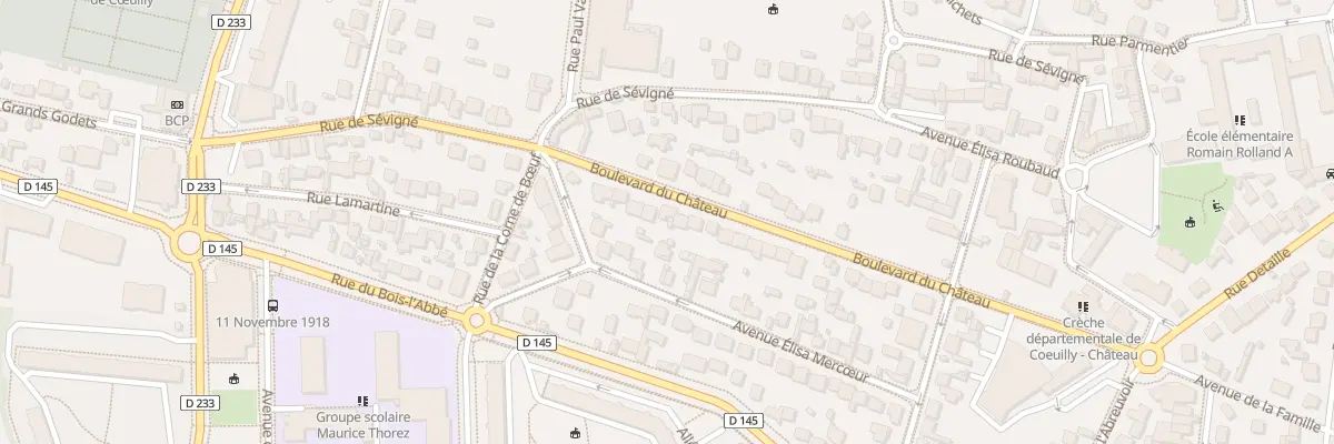 Plan du 10B Bd du Château à Champigny-sur-Marne