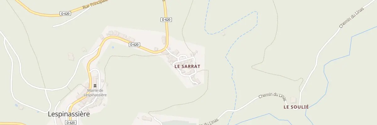 Plan du 73 Le Sarrat à Lespinassière