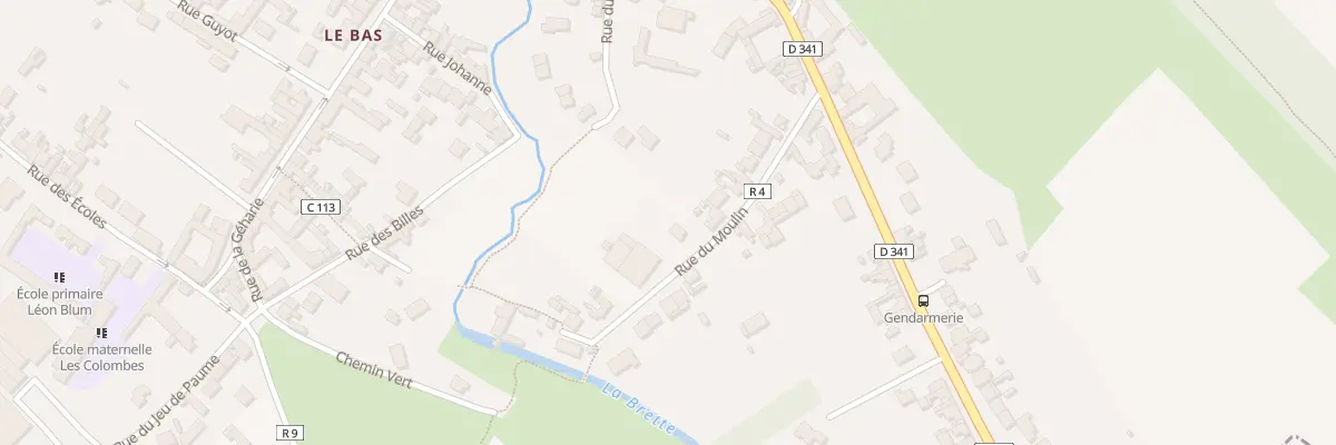 Plan du 132 Rue du Moulin à Houdain