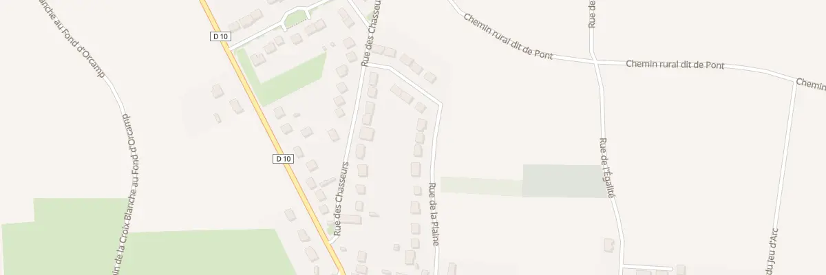 Plan du 299 Rue de la Plaine à Sacy-le-Grand