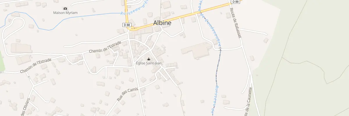 Plan du 9 Imp de la Venelle à Albine