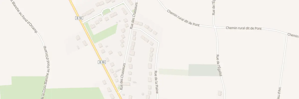 Plan du 315 Rue de la Plaine à Sacy-le-Grand