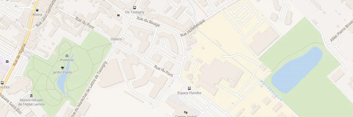 Plan du 102 Rue du Rivage à Hazebrouck
