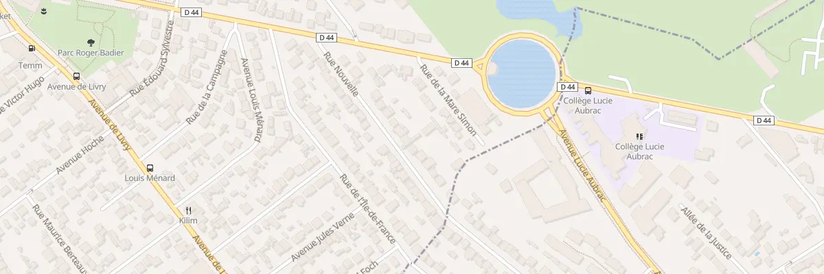Plan du 19 Rue Nouvelle à Sevran