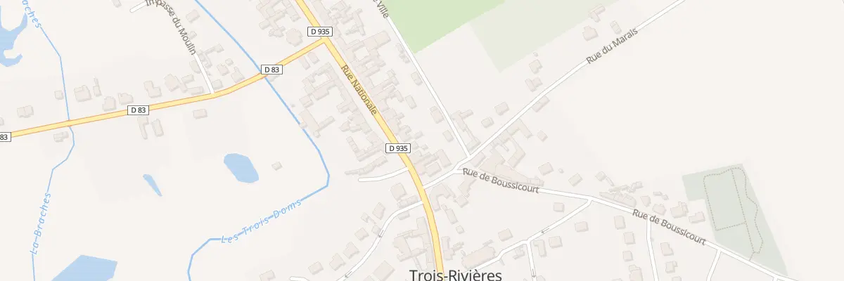 Plan du 59 Rue Nationale à Trois-Rivières